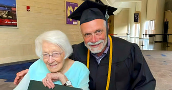 Aos 98 anos, mãe prestigia formatura do filho de 72 e emociona com discurso inspirador