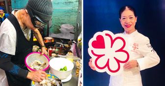 Tailandesa de 74 anos recebeu uma estrela Michelin pela deliciosa comida de rua que faz em um pequeno local