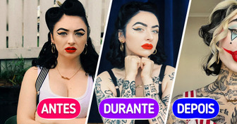 Transformação radical com 250 tatuagens torna mulher um fenômeno na internet