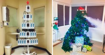 20 Usuários compartilharam imagens de árvores de Natal diferentes que montaram em casa ou viram na rua