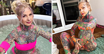 Uma avó gastou as economias de toda a vida para tatuar seu corpo, apesar dos críticos dizerem que ela é velha demais