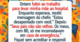Levei minha mãe ao hospital e meu chefe ficou bravo — minha resposta surpreendeu