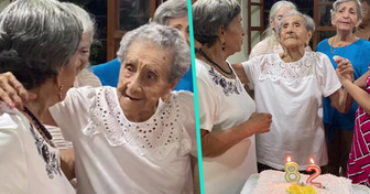 Mulher comemora 82 anos com a mãe de 104, e os internautas se emocionam