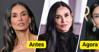 Aparência natural de Demi Moore rouba a cena após atriz abandonar preenchimentos