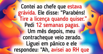 Meu chefe aprovou minha licença maternidade, mas percebi que era uma armadilha