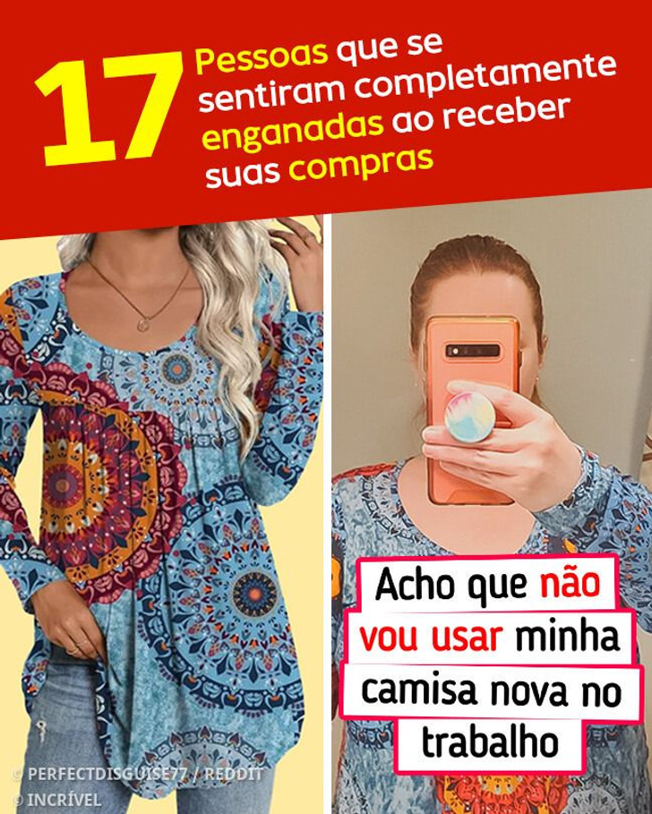 17 Pessoas que se sentiram completamente enganadas ao receber suas compras