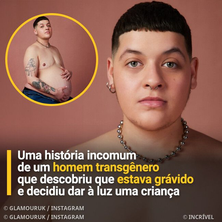 Uma história incomum de um homem transgênero que descobriu que estava grávido e decidiu dar à luz uma criança