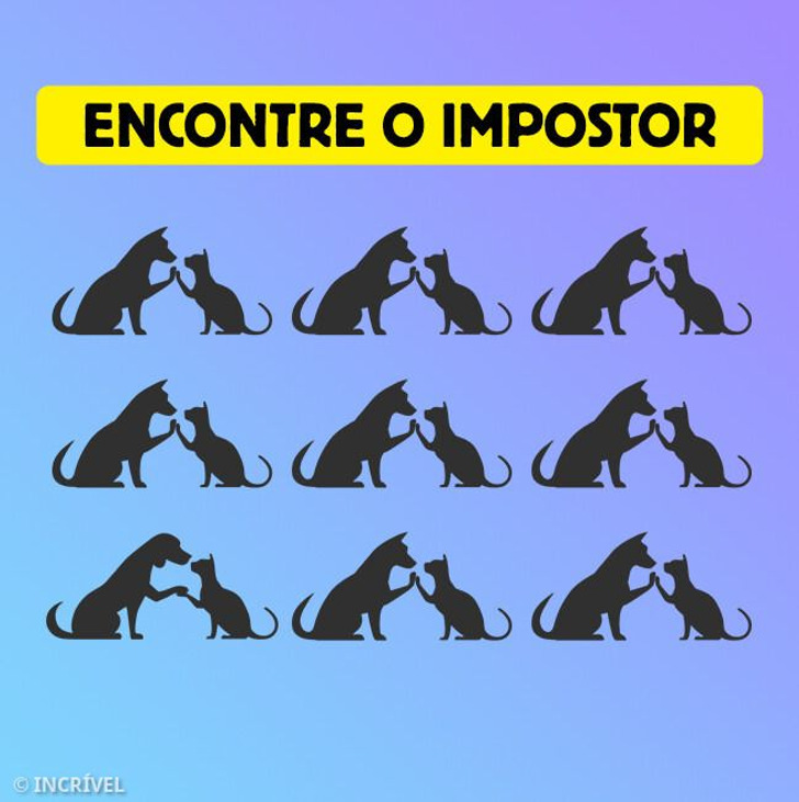 Cada uma destas 12 imagens esconde um impostor; quem é bom mesmo encontra todos