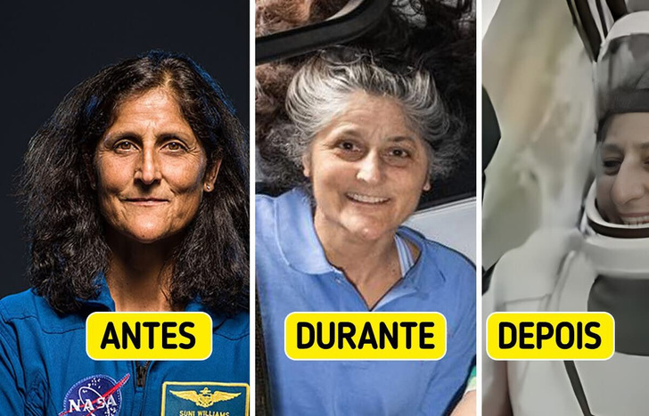 Esses astronautas passaram 286 dias no espaço, e oito reações do corpo foram observadas