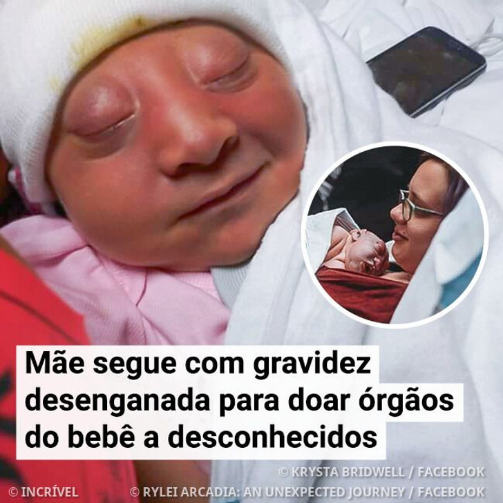 Mãe segue com gravidez desenganada para doar órgãos do bebê a desconhecidos