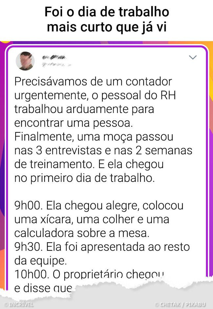 17 Histórias hilárias do trabalho: rindo e chorando nas situações profissionais