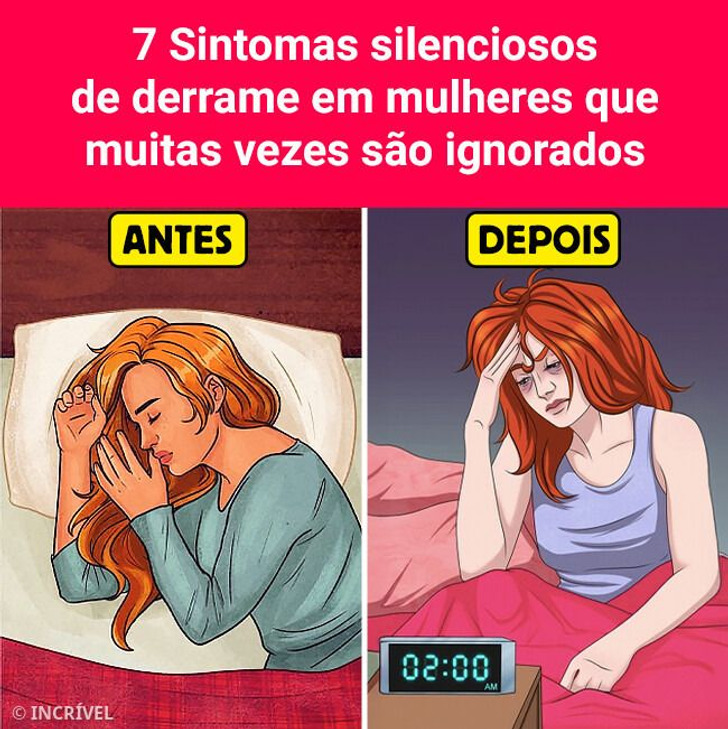 7 Sintomas silenciosos de derrame em mulheres que muitas vezes são ignorados