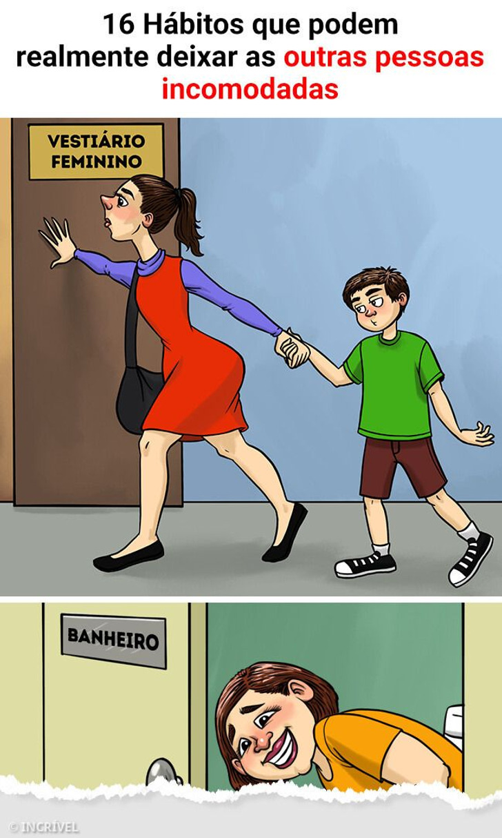 16 Hábitos que podem realmente deixar as outras pessoas incomodadas