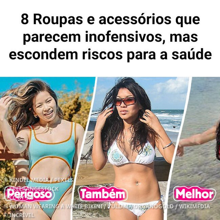 8 Roupas e acessórios que parecem inofensivos, mas escondem riscos para a saúde