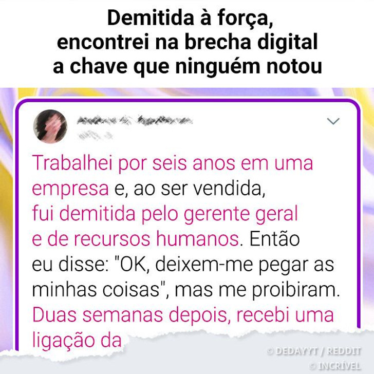 Demitida à força, encontrei na brecha digital a chave que ninguém notou