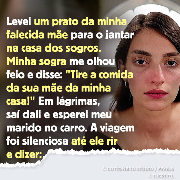 Fui humilhada quando minha sogra rejeitou o prato da minha mãe falecida