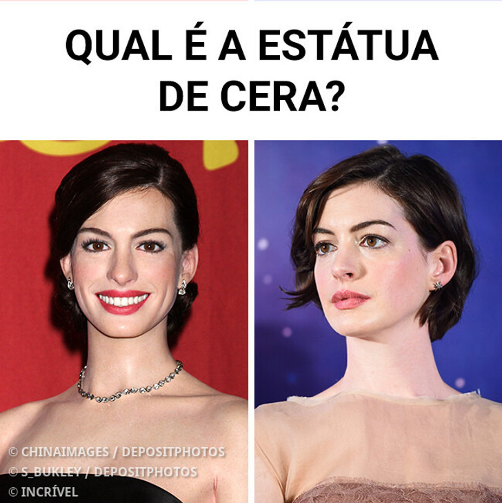 Teste: Prove sua atenção aos detalhes e diferencie o famoso de sua cópia de cera