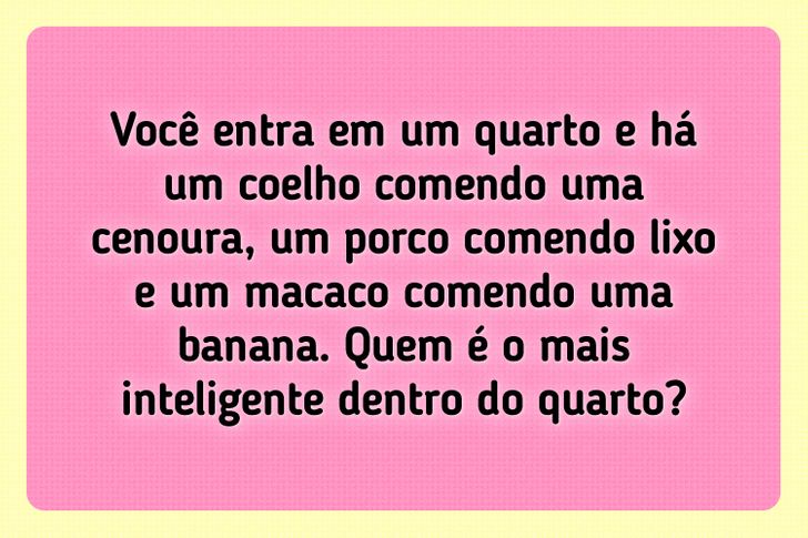 10 charadas incríveis que vão desafiar a sua mente