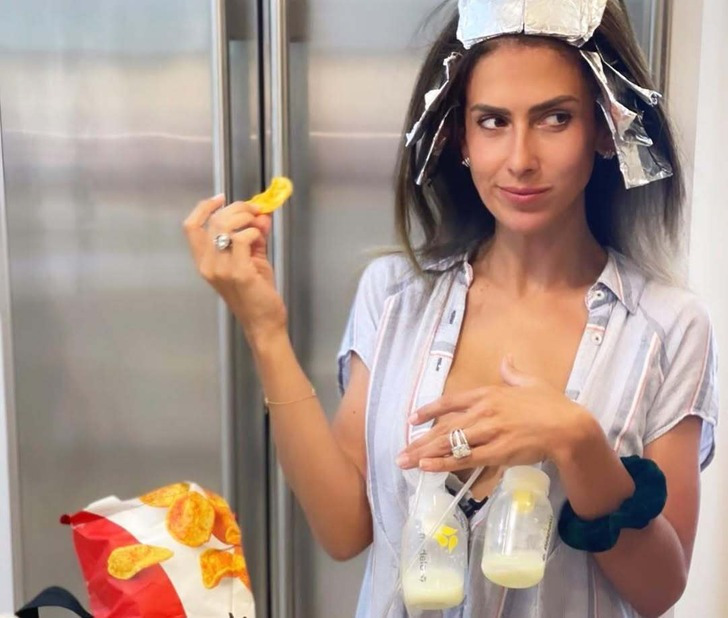 "Eu amamentei por muito tempo"