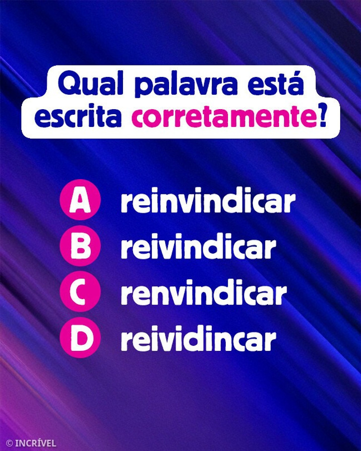 É muito comum errarem essa 🤔 Você sabe a resposta certa?