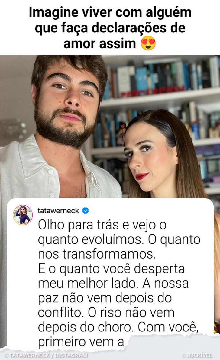 A história de Tatá Werneck e Rafa Vitti prova que a diferença de idade não significa nada quando há sintonia e admiração