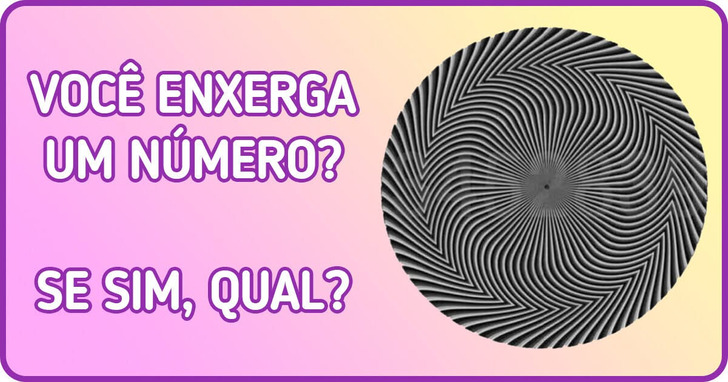 Esse desafio de ilusão de ótica causou alvoroço na internet — você consegue ver os números?