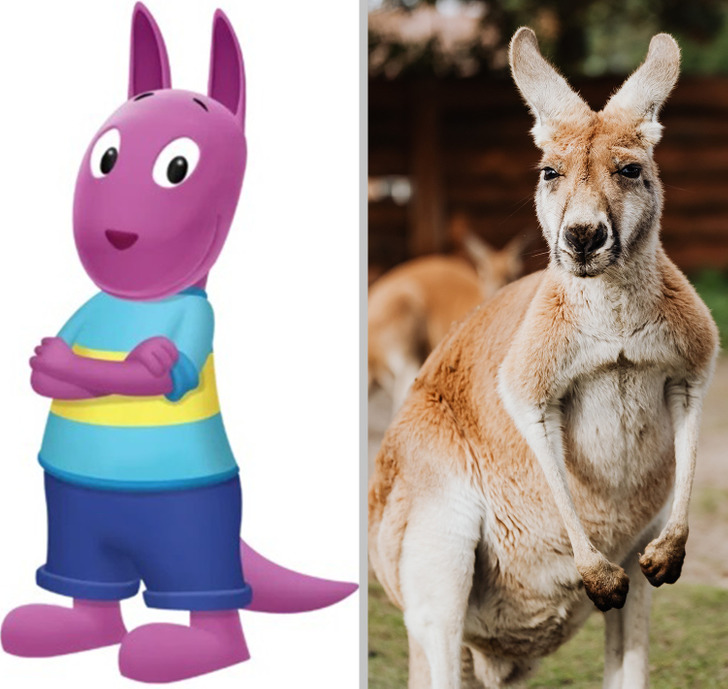 Como são 20 animais dos desenhos animados da infância na vida real /  Incrível