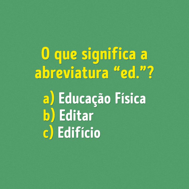 Quiz de Conhecimentos Gerais 1 - 10 Perguntas 