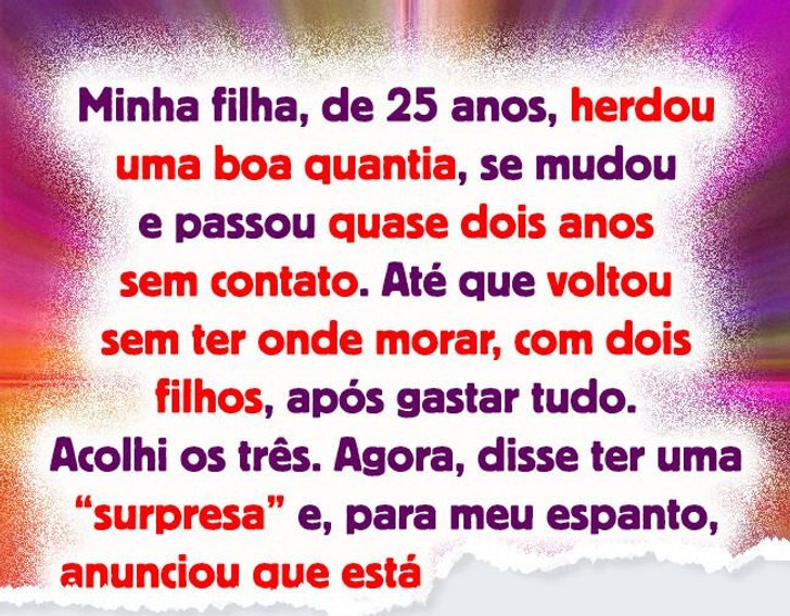 Mandei minha filha embora com os filhos porque ser mãe também é saber dizer não