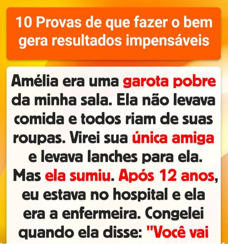 10 Provas de que fazer o bem gera resultados impensáveis