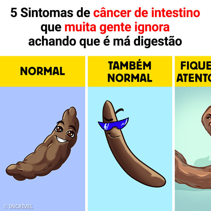 5 Sintomas de câncer de intestino que muita gente ignora achando que é má digestão