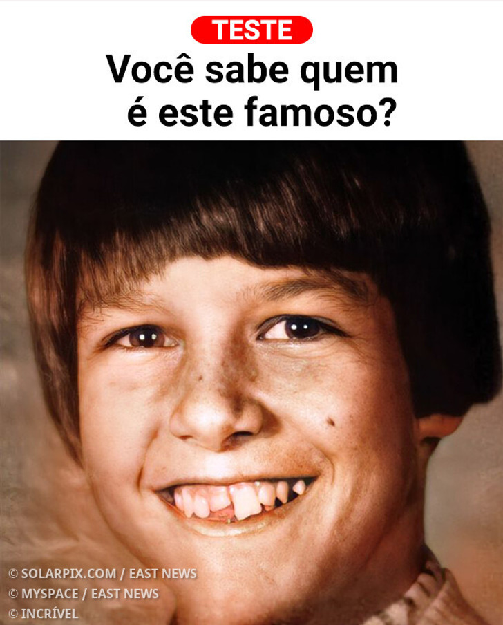 Teste: Você consegue adivinhar quem são as celebridades por trás de suas fotos de infância?
