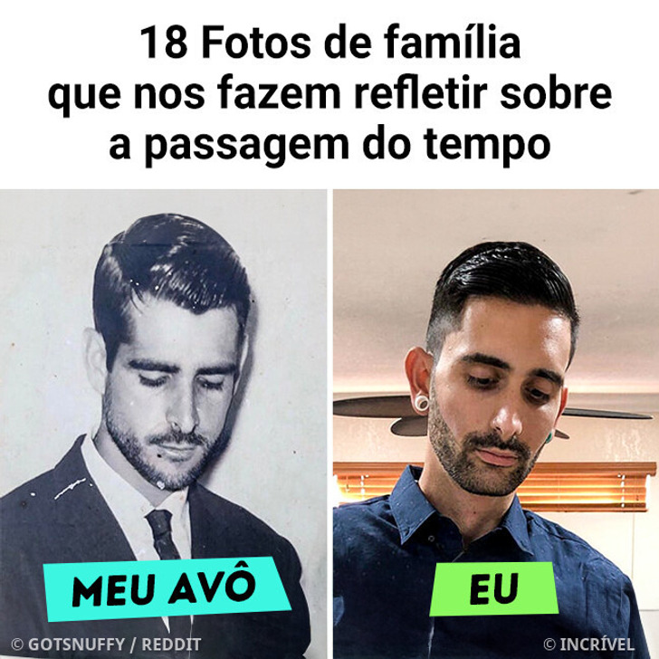 18 Fotos de família que nos fazem refletir sobre a passagem do tempo