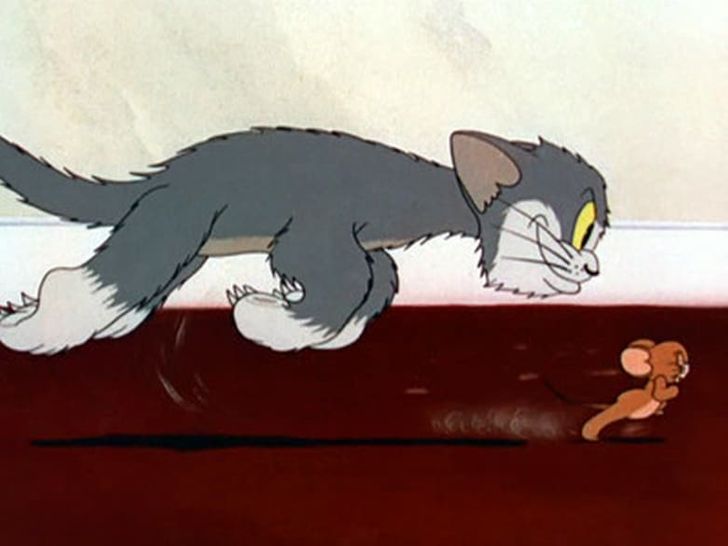 Quadro Tom And Jerry Desenho Animado Anos 80 Cartoon Gato