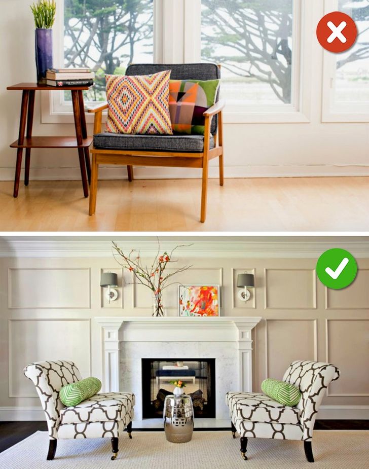 15 erros na decoração da sala