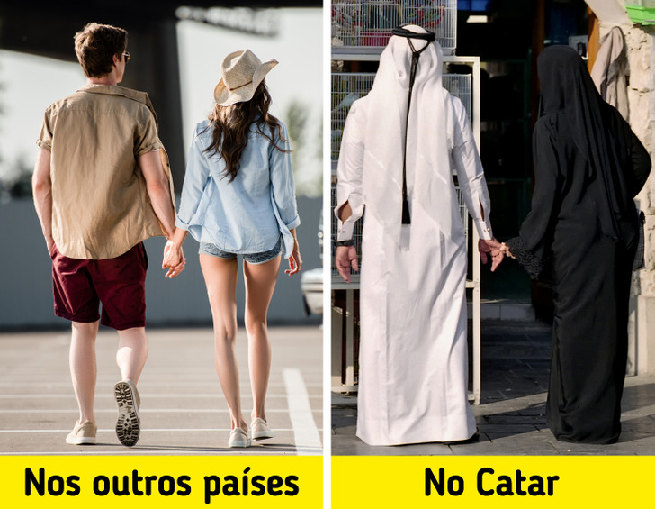 9 Costumes do Catar que podem deixar os brasileiros com uma pulga atrás da  orelha / Incrível