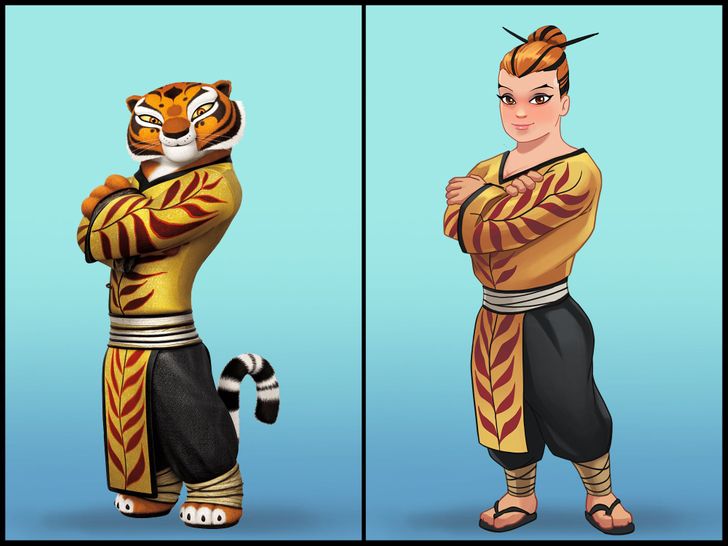 Kung Fu Panda  Personagens pixar, Personagens de desenhos