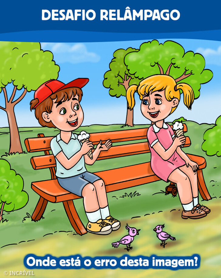 Desafio Relâmpago: Ache o Erro nas Imagens em Menos de 10 Segundos