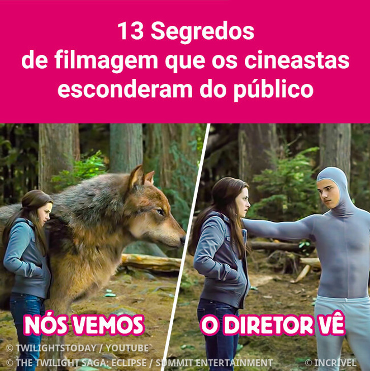 13 Segredos de filmagem que os cineastas inteligentemente esconderam do público