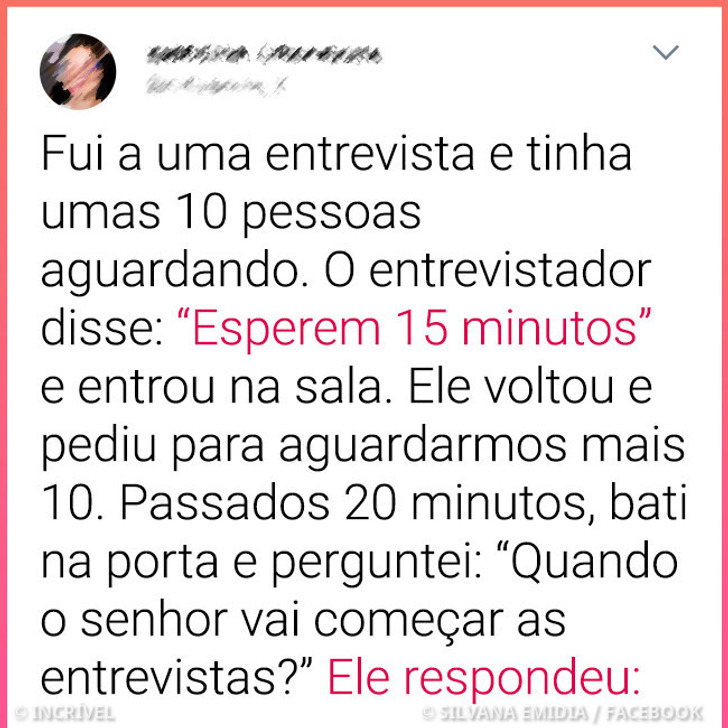 17 Histórias de internautas em entrevistas de emprego que podem te ajudar a ser contratado
