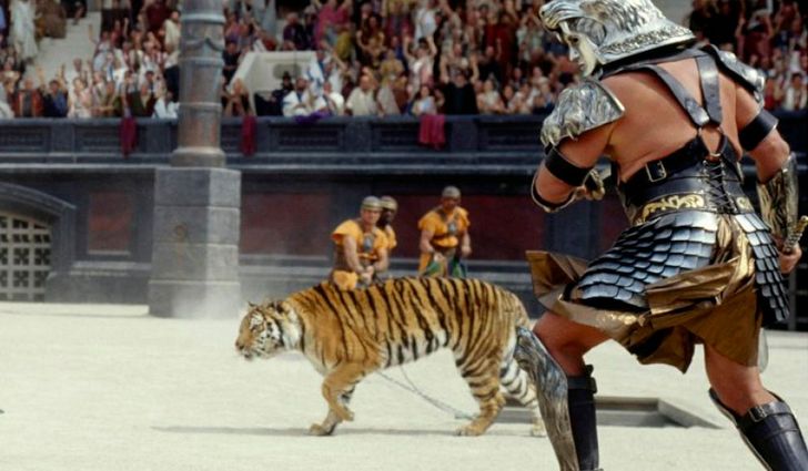 Tigre real e falas escritas no set: elenco lembra bastidores de 'Gladiador'  - 04/05/2020 - UOL Entretenimento