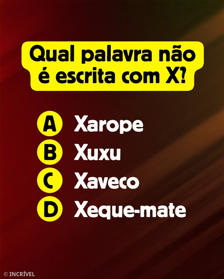 Só tem uma resposta correta 😁👇