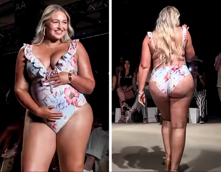 A modelo, que desfilou na passarela do Miami Swim Week, expressou sua indignação com o fato de as pessoas ainda estarem dispostas a criticar a aparência física de uma mulher grávida, ainda mais estando ela com “6 meses de gestação”.