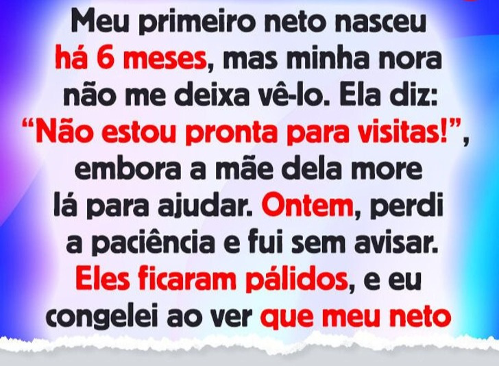 Fui proibida de ver meu neto por 6 meses — até descobrir o verdadeiro motivo