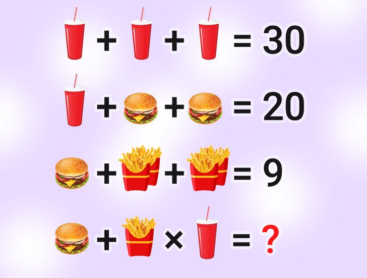 Problema de matemática com frutas faz sucesso nas redes sociais  Problemas  de matemática, Desafios de matemática, Matemática simples