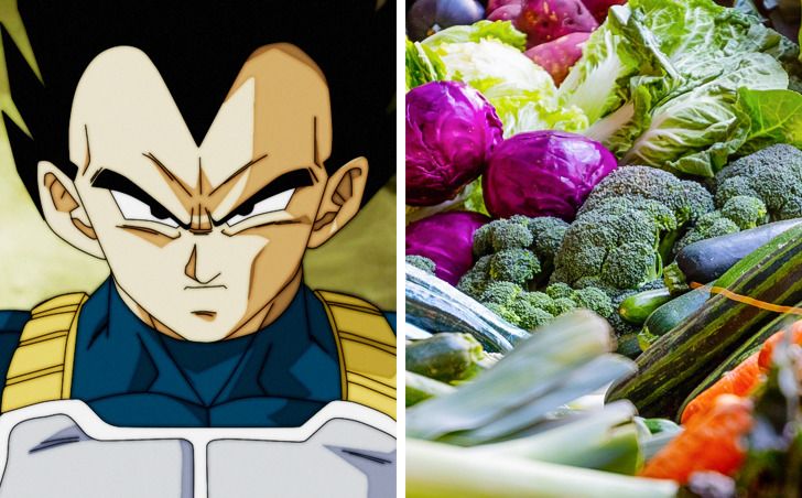 Por que os saiyajins de Dragon Ball têm nomes baseados em vegetais?