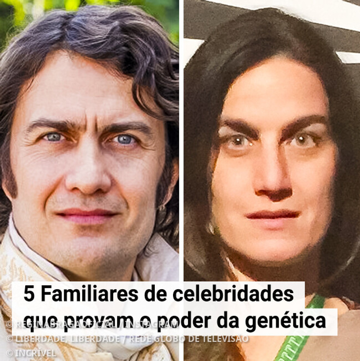 5 Familiares de celebridades que provam o poder da genética