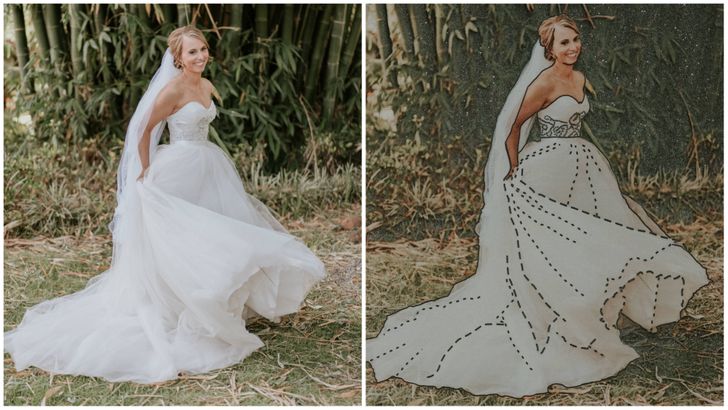 Fotógrafo ajuda uma noiva cega a ’ver’ as fotos de seu casamento