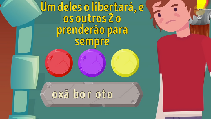 Quando eu entro você sai, quando eu saio você entra; um é bom pra -  Charada e Resposta - Geniol