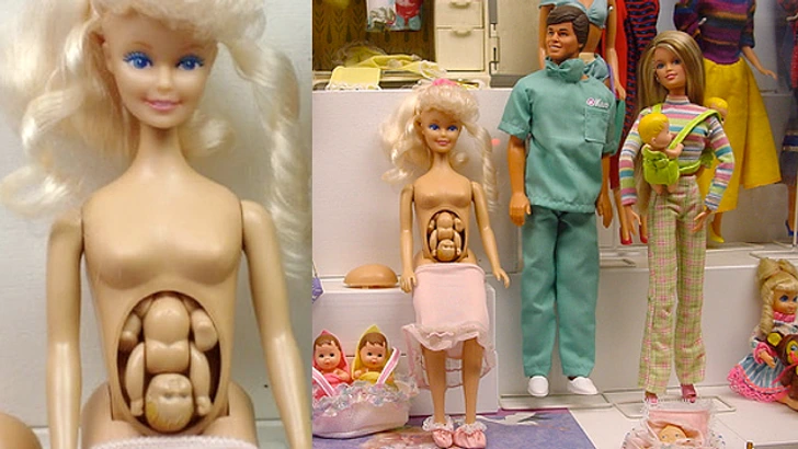 Brinquedo Barbie Gravida